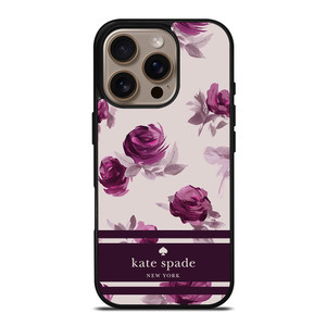 KATE SPADE FLORAL PURPLE iPhone 16 Pro Case Cover