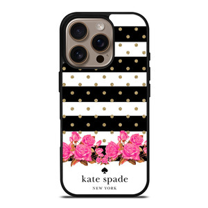 KATE SPADE NEW YORK FLORAL POLKADOTS iPhone 16 Pro Case Cover