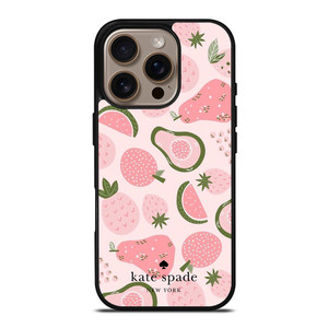 KATE SPADE NEW YORK LOGO FRUITS iPhone 16 Pro Case Cover KATE SPADE NEW YORK LOGO FRUITS iPhone 16 Pro Case Cover