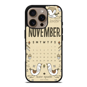 KATE SPADE NOVEMBER iPhone 16 Pro Case Cover KATE SPADE NOVEMBER iPhone 16 Pro Case Cover