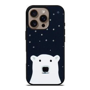 KATE SPADE SPARKLE POLLAR BEAR iPhone 16 Pro Case Cover