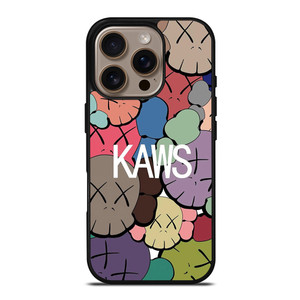 KAWS ICON FASHION FACES iPhone 16 Pro Case Cover