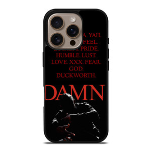 KENDRICK LAMAR DAMN QUOTES iPhone 16 Pro Case Cover