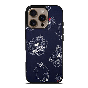 KENZO PARIS TIGER COLLAGE iPhone 16 Pro Case Cover KENZO PARIS TIGER COLLAGE iPhone 16 Pro Case Cover