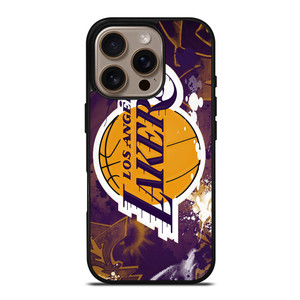 LA LAKERS ART LOGO iPhone 16 Pro Case Cover