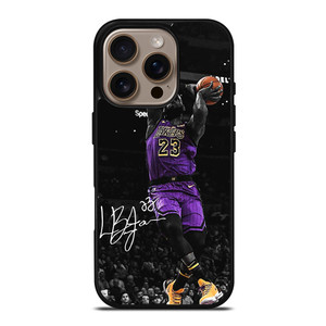 LEBRON JAMES DUNK LA LAKERS iPhone 16 Pro Case Cover LEBRON JAMES DUNK LA LAKERS iPhone 16 Pro Case Cover