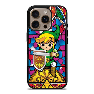 LEGEND OF ZELDA GAMES GLASS ART iPhone 16 Pro Case Cover