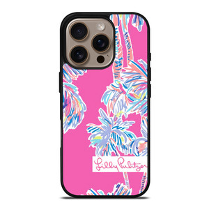 LILLY PULITZER PALM TREES iPhone 16 Pro Case Cover