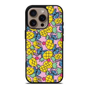 LILO AND STITCH PINEAPPLE PATTERN iPhone 16 Pro Case Cover LILO AND STITCH PINEAPPLE PATTERN iPhone 16 Pro Case Cover