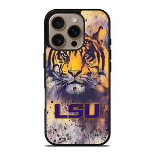 LSU TIGERS ART LOGO iPhone 16 Pro Case Cover