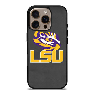 LSU TIGERS LEATHER LOGO iPhone 16 Pro Case Cover LSU TIGERS LEATHER LOGO iPhone 16 Pro Case Cover