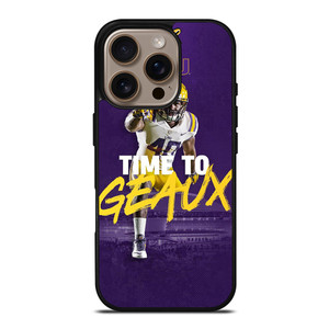 LSU TIGERS TIME TO GEAUX iPhone 16 Pro Case Cover LSU TIGERS TIME TO GEAUX iPhone 16 Pro Case Cover