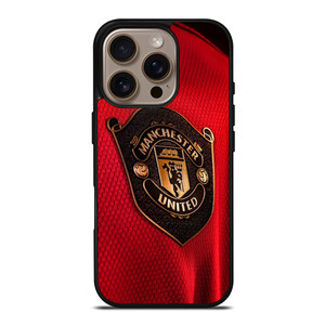MANCHESTER UNITED NEW LOGO JERSEY iPhone 16 Pro Case Cover