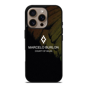 MARCELO BURLON WING LOGO iPhone 16 Pro Case Cover MARCELO BURLON WING LOGO iPhone 16 Pro Case Cover