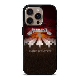 METALLICA BAND LOGO MASTER OF PUPPETS iPhone 16 Pro Case Cover METALLICA BAND LOGO MASTER OF PUPPETS iPhone 16 Pro Case Cover