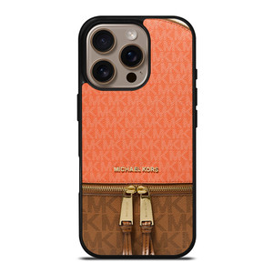 MICHAEL KORS MK LOGO BACKPACK ORANGE BAG iPhone 16 Pro Case Cover