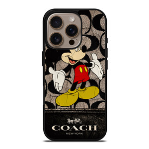 MICKEY MOUSE COACH NEW YORK iPhone 16 Pro Case Cover