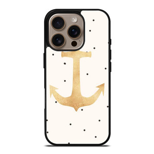 NAUTICAL ANCHOR POLKADOT iPhone 16 Pro Case Cover NAUTICAL ANCHOR POLKADOT iPhone 16 Pro Case Cover