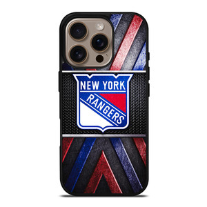 NEW YORK RANGERS NHL METAL LOGO iPhone 16 Pro Case Cover NEW YORK RANGERS NHL METAL LOGO iPhone 16 Pro Case Cover