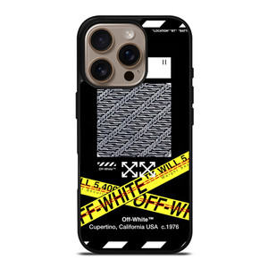 OFF WHITE X BATIK iPhone 16 Pro Case Cover OFF WHITE X BATIK iPhone 16 Pro Case Cover