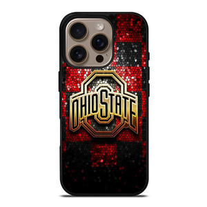 OHIO STATE LOGO FOOTBALL MOZAIC ICON iPhone 16 Pro Case Cover