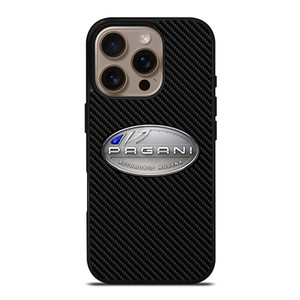 PAGANI CAR LOGO CARBON iPhone 16 Pro Case Cover