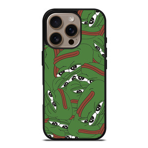 PEPE THE SMUG FROG COLLAGE iPhone 16 Pro Case Cover