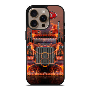 PETERBILT TRUCK FIRE LOGO iPhone 16 Pro Case Cover PETERBILT TRUCK FIRE LOGO iPhone 16 Pro Case Cover