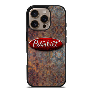 PETERBILT TRUCK RUSTY METAL LOGO iPhone 16 Pro Case Cover PETERBILT TRUCK RUSTY METAL LOGO iPhone 16 Pro Case Cover
