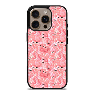 PINK FLAMINGO PATTERN iPhone 16 Pro Case Cover PINK FLAMINGO PATTERN iPhone 16 Pro Case Cover