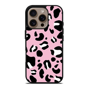 PINK LEOPARD PATTERN iPhone 16 Pro Case Cover PINK LEOPARD PATTERN iPhone 16 Pro Case Cover