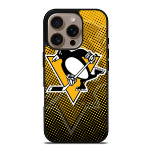 PITTSBURGH PENGUINS NHL HALFTONE iPhone 16 Pro Case Cover PITTSBURGH PENGUINS NHL HALFTONE iPhone 16 Pro Case Cover
