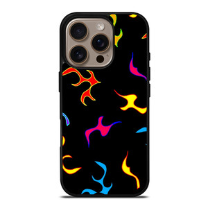 PLAYFUL FIRE PATTERN iPhone 16 Pro Case Cover PLAYFUL FIRE PATTERN iPhone 16 Pro Case Cover