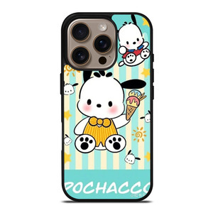 POCHACCO DOG ICE CREAM iPhone 16 Pro Case Cover