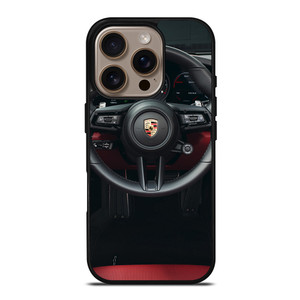 PORSCHE CAR STEERING LOGO iPhone 16 Pro Case Cover