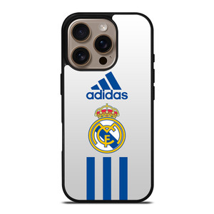 REAL MADRID CF ADIDAS STRIPES iPhone 16 Pro Case Cover