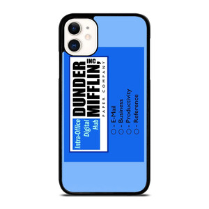 DUNDER MIFFLIN INTRA OFFICE DIGITAL HUB LOGO iPhone 11 Case Cover