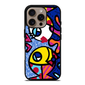 ROMERO BRITTO FISH LOVE iPhone 16 Pro Case Cover ROMERO BRITTO FISH LOVE iPhone 16 Pro Case Cover