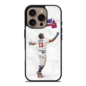 RONALD ACUNA JR MARBLE ATLANTA BRAVES iPhone 16 Pro Case Cover