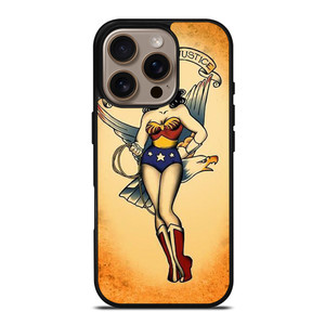 SAILOR JERRY TATTOO WONDER WOMAN iPhone 16 Pro Case Cover SAILOR JERRY TATTOO WONDER WOMAN iPhone 16 Pro Case Cover