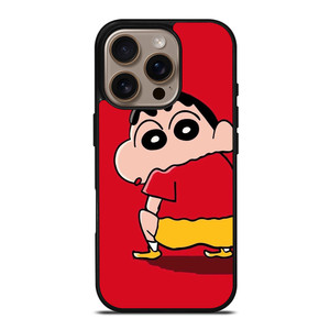 SHIN CHAN RED MINIMALIST iPhone 16 Pro Case Cover