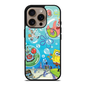 SPONGEBOB AND FRIENDS BUBBLES iPhone 16 Pro Case Cover SPONGEBOB AND FRIENDS BUBBLES iPhone 16 Pro Case Cover