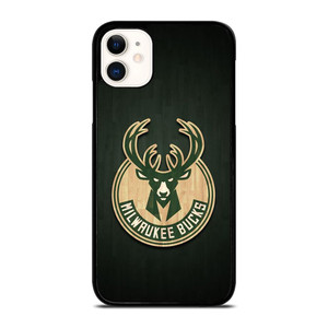 MILWAUKEE BUCKS WOODEN LOGO iPhone 11 Case Cover