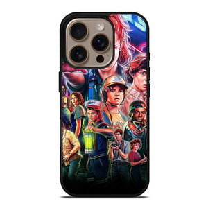 STRANGER THINGS CHARACTERS ART iPhone 16 Pro Case Cover STRANGER THINGS CHARACTERS ART iPhone 16 Pro Case Cover