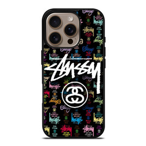 STUSSY COLLAGE LOGO iPhone 16 Pro Case Cover STUSSY COLLAGE LOGO iPhone 16 Pro Case Cover