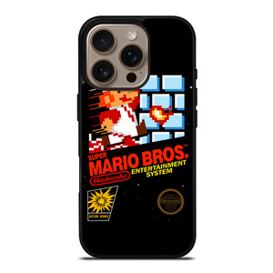 SUPER MARIO BROSS RETRO NES iPhone 16 Pro Case Cover SUPER MARIO BROSS RETRO NES iPhone 16 Pro Case Cover
