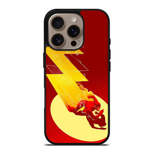 THE FLASH LOGO ART CARTOON iPhone 16 Pro Case Cover THE FLASH LOGO ART CARTOON iPhone 16 Pro Case Cover