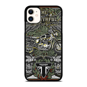TRIUMPH MOTORCYCLE POSTER iPhone 11 Case Cover TRIUMPH MOTORCYCLE POSTER iPhone 11 Case Cover