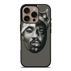TUPAC AND NOTORIOUS BIG ART iPhone 16 Pro Case Cover