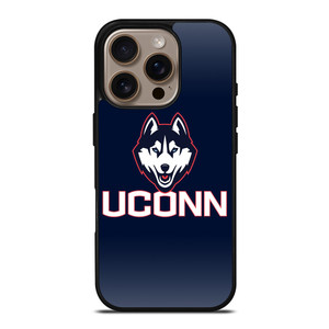 UCONN HUSKIES BASKETBALL LOGO iPhone 16 Pro Case Cover